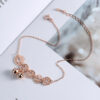 Rose Gold Bells Anklet Boho Stainless Steel Coin Charms Chain Anklets - Image 2