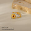 Vintage Natural Stone Ring Fashion - Image 4