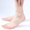 Anklets for Women Sterling Silver Multi Color Oval Rainbow Anklet Bracelets Fashion Jewelry Gifts for Women Teen Girls Friend Birthday - Image 4