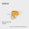 White Zircon Multi-layer Snake Ring - Image 6