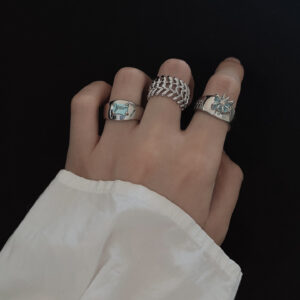 New Trendy Shaped Design Sense Ring Jewelry Women