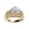 Fashion Women Ring Retro Ring Luxury Exaggerated Zircon Ring Jewelry - Image 2
