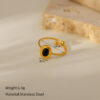 Vintage Natural Stone Ring Fashion - Image 7