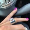 Alloy Inlaid Luminous Stone Jewelry Ring For Women - Image 2