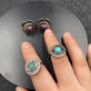 Fashion Eye Natural Stone Ring - Image 6