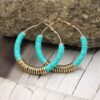 Earrings Jewelry Earings Women Classic Ear Long Ring Silver - Image 2